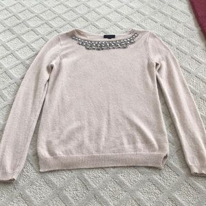 Top Shop Crystal embellished sweater.